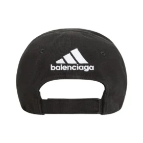 Kšiltovka Balenciaga x adidas „Black White“ 712160410B21077