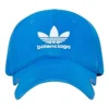 Kšiltovka Balenciaga x adidas Trefoil s logem Balenciaga „Blue White“ 723749410B2-4877