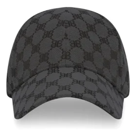 Kšiltovka Balenciaga x Gucci The Hacker Project „šedá černá“ 6807174B3B71160