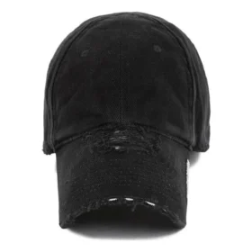 Kšiltovka s opotřebovaným okrajem „Black“ 744300410B21077