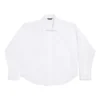 Klasické tričko Balenciaga s dlouhým rukávem, regular fit „White“ 796978TNM609000