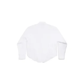 Klasické tričko Balenciaga s dlouhým rukávem, regular fit „White“ 796978TNM609000
