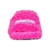 Kožešinové sandály s podpatky 80 mm „Pink“ 656632W2DO15096