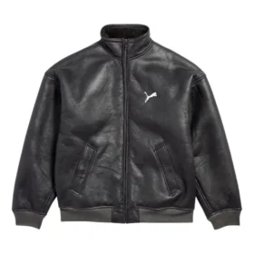 Kožená bundy Balenciaga x Puma „Anthracite“ 850021TTS071140