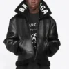 Kožená letecká bundy Cocoon „Black“ 646456TKS311069