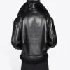 Kožená letecká bundy Cocoon „Black“ 646456TKS311069