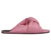 Kožené pantofle s volným střihem „Pink“ 636576WA2M05048