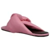 Kožené pantofle s volným střihem „Pink“ 636576WA2M05048