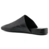 Kožené pohodlné pantofle BB „Black“ 743926WB7221000