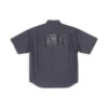 Košile Fashion Institute s krátkým rukávem, volný střih „Dark Grey“ 703846TYB181270