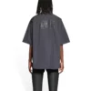 Košile Fashion Institute s krátkým rukávem, volný střih „Dark Grey“ 703846TYB181270
