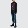Košile pro chemické čištění, volný střih „Black“ 664626TEM161000