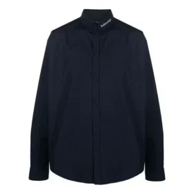 Košile s dlouhým rukávem, knoflíky a logem na límci „Navy“ 671586TYB184100