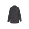 Košile s logem na hrudi, proužkovaným logem a knoflíky „Black“ 583989TGM041070