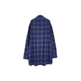 Kostkovaná košile z bavlněného kepru „Blue“ 625548T1M194450