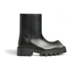Kotníkové boty Rhino „Black Smooth Calfskin“ 763684WBB501000