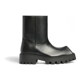 Kotníkové boty Rhino „Black Smooth Calfskin“ 763684WBB501000