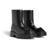 Kotníkové boty Rhino „Black Smooth Calfskin“ 763684WBB501000