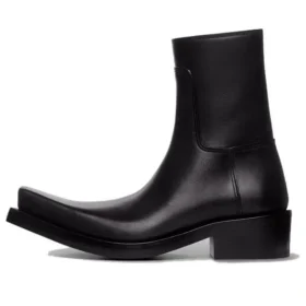 Kotníkové boty Santiago „Black Matte Calfskin“ 745530WBDO01000