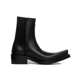 Kotníkové boty Santiago „Black Matte Calfskin“ 745530WBDO01000