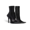 Kotníkové boty Witch 110 mm „Black Sheepskin“ 747603WBCW01000