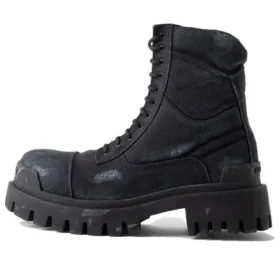 Kozačky Combat Strike 20 mm „Washed Black Cotton“ 694060W2H111000
