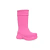 Kozačky Crocs x Balenciaga „Bright Pink“ 677388W1S8E5300