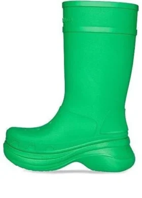 Kozačky Crocs x Balenciaga „Green“ 677388W1S8E3033