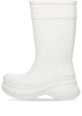 Kozačky Crocs x Balenciaga „White“ 677388W1S8E9000