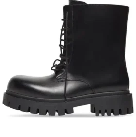 Kozačky Sergent 20 mm „Black Leather“ 701394WBD401000