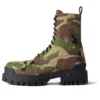 Kozačky Strike 20 mm s kamuflážovým potiskem „Dark Green“ 786135W2EU21028