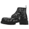 Kozačky Strike „Washed Out Black Leather“ 589338WBEF19010