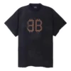 Kryptoměnové tričko Oversized „Black Faded“ 739028TOVN81055