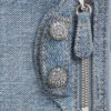 Le Cagole peněženka z Denim s kamínky „Blue“ 7767692109U4715