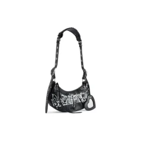 Le Cagole Xs taška přes rameno DIY Metal „Black“ 6713092AAXE1090