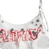Le Cagole Xs taška přes rameno Diy Metal „White“ 6713092AAXE9066