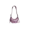 Le Cagole XS taška přes rameno s leopardím potiskem „Pink“ 6713092AAV75651