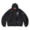 Lehká bomberka s kapucí Balenciaga x WFP „Black“ 752178TLO251000