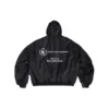 Lehká bomberka s kapucí Balenciaga x WFP „Black“ 752178TLO251000