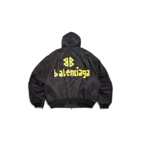Lehká bomberová bundy s kapucí Tape Type „Black“ 791103TPO041000