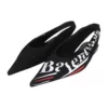 Ležérní baleríny Knife Slingback s potiskem loga „černé“ 500619W06001091