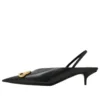 Lodičky BB Square Knife Slingback „Black“ 691740WAWNC1088