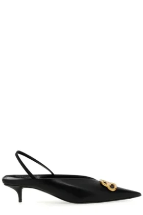 Lodičky BB Square Knife Slingback „Black“ 691740WAWNC1088