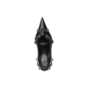Lodičky Cagole 90 mm „Black Arena Lambskin“ 714252WAD4E1081