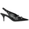 Lodičky Cagole Slingback s 70mm podpatkem „Black“ 714251WAD4E1081