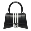 Malá kabelka Balenciaga x adidas Hourglass „Black“ 593546210MA1091