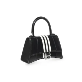 Malá kabelka Balenciaga x adidas Hourglass „Black“ 593546210MA1091