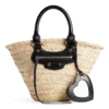 Malý košík Le Cagole „Beige Black“ 7710652AAVE9260