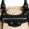 Malý košík Le Cagole „Beige Black“ 7710652AAVE9260