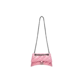 Malá prošívaná kabelka Crush s řetízkem „Pink“ 716351210J05812